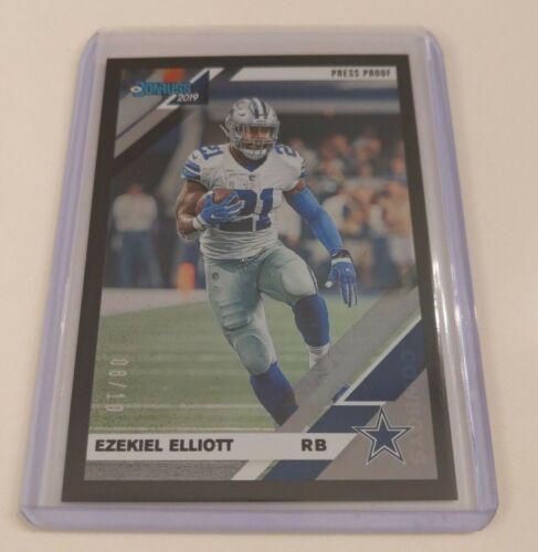 Ezekiel Elliott [Black Press Proof] #75