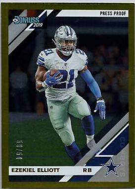 Ezekiel Elliott [Gold Press Proof] #75