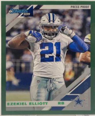 Ezekiel Elliott [Green Press Proof] #75
