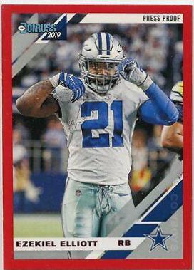 Ezekiel Elliott [Red Press Proof] #75
