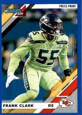 Frank Clark [Blue Press Proof] #232
