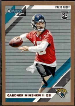 Gardner Minshew II [Bronze Press Proof] #292