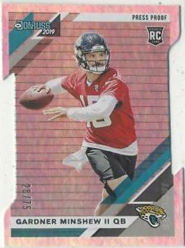 Gardner Minshew II [Silver Die Cut Press Proof] #292