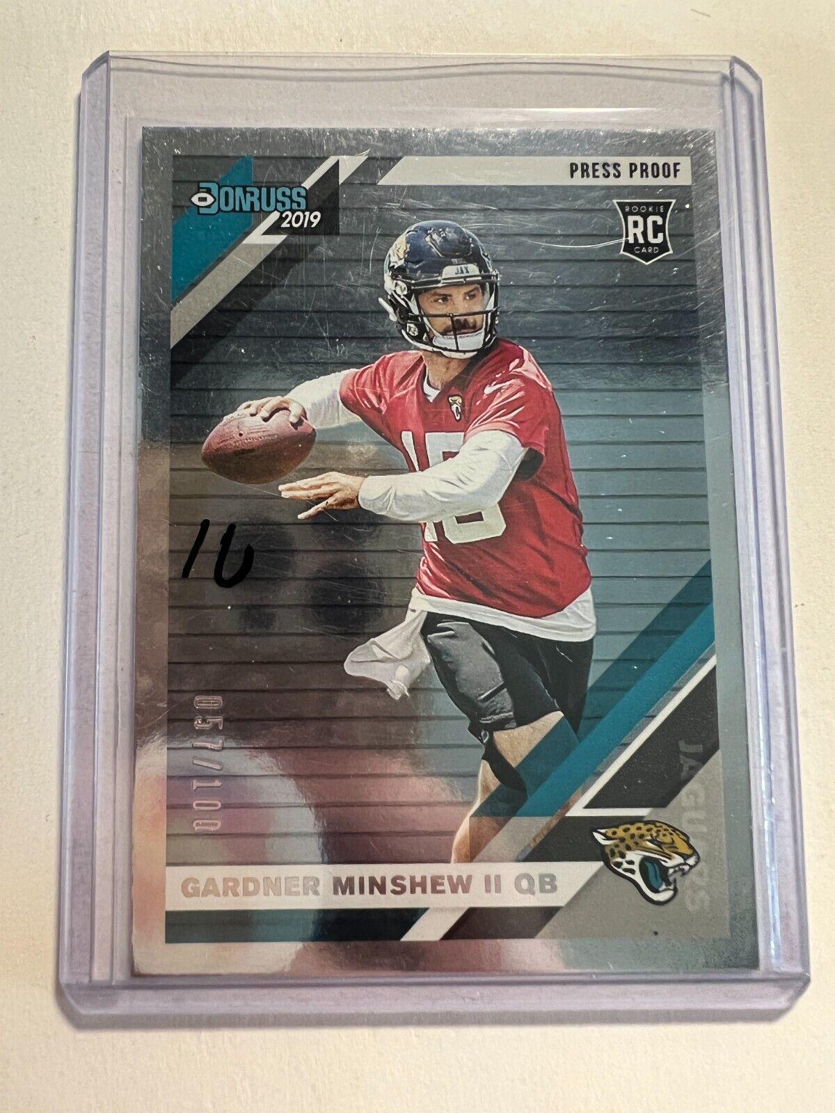 Gardner Minshew II [Silver Press Proof] #292