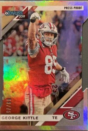 George Kittle [Silver Die Cut Press Proof] #224