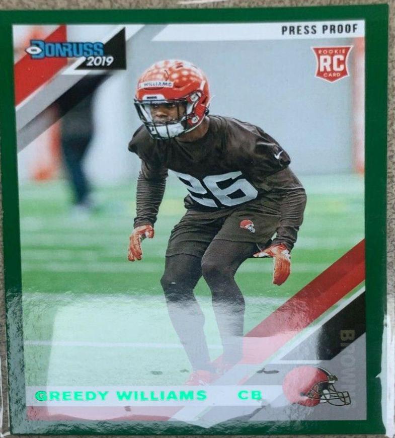Greedy Williams [Green Press Proof] #272