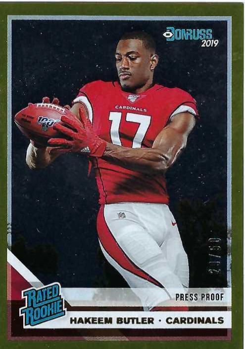 Hakeem Butler [Gold Press Proof] #316