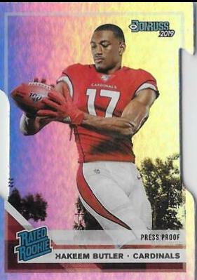 Hakeem Butler [Silver Die Cut Press Proof] #316
