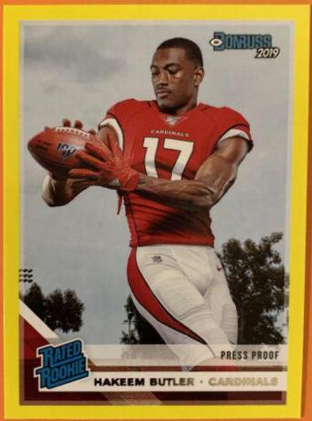 Hakeem Butler [Yellow Press Proof] #316