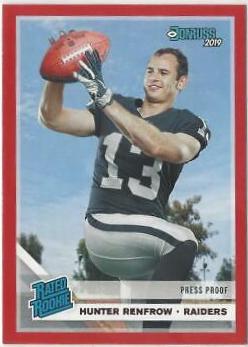 Hunter Renfrow [Red Press Proof] #340