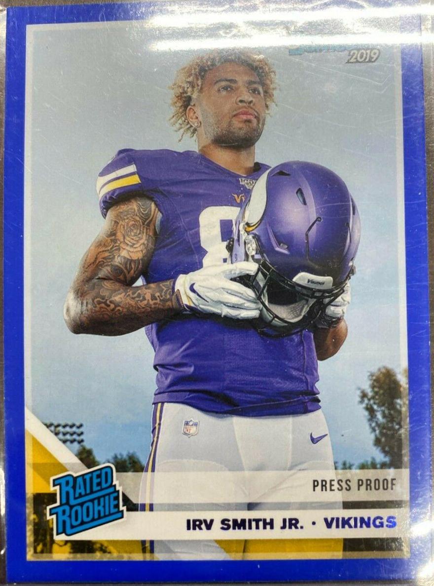 Irv Smith Jr. [Blue Press Proof] #324
