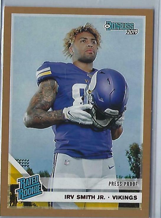Irv Smith Jr. [Bronze Press Proof] #324