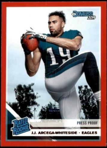 J.J. Arcega Whiteside [Red Press Proof] #323