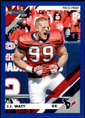 J.J. Watt [Blue Press Proof] #107