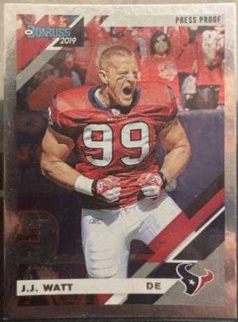 J.J. Watt [Silver Die Cut Press Proof] #107