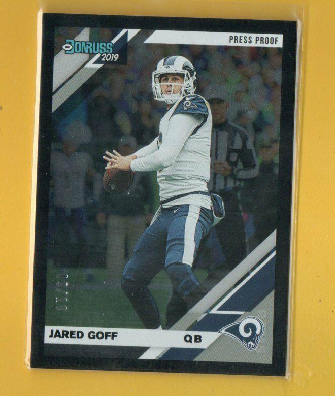 Jared Goff [Black Press Proof] #138