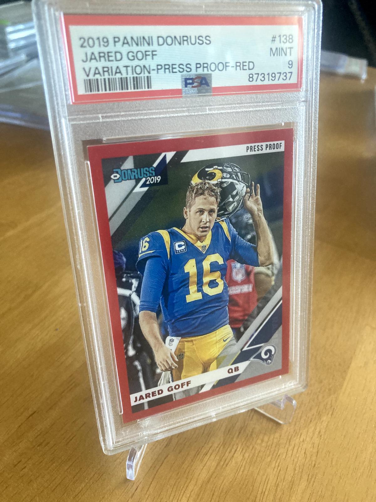 Jared Goff [Red Press Proof] #138