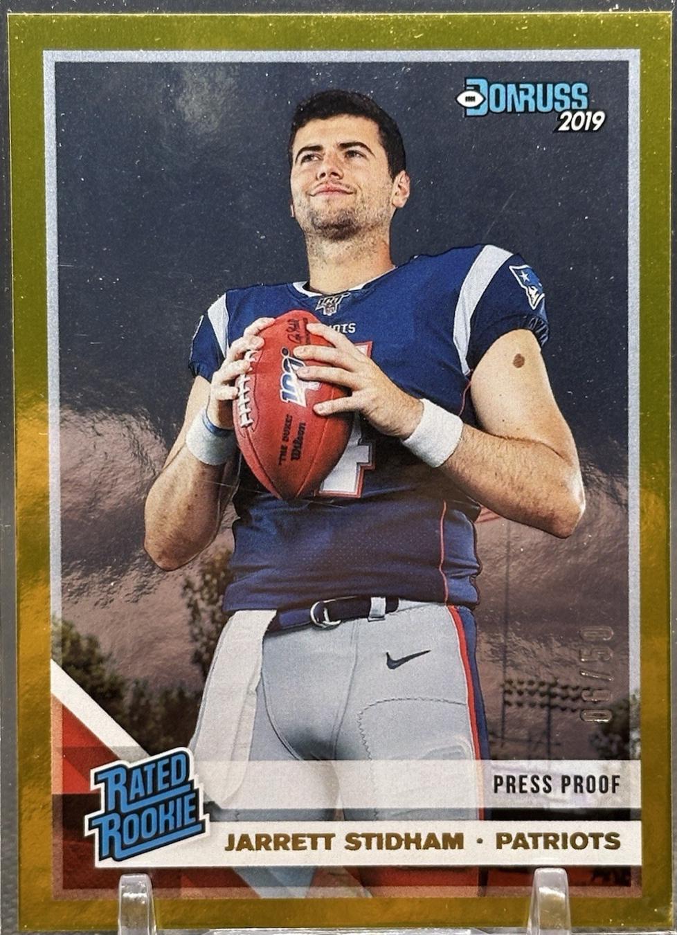 Jarrett Stidham [Gold Press Proof] #307