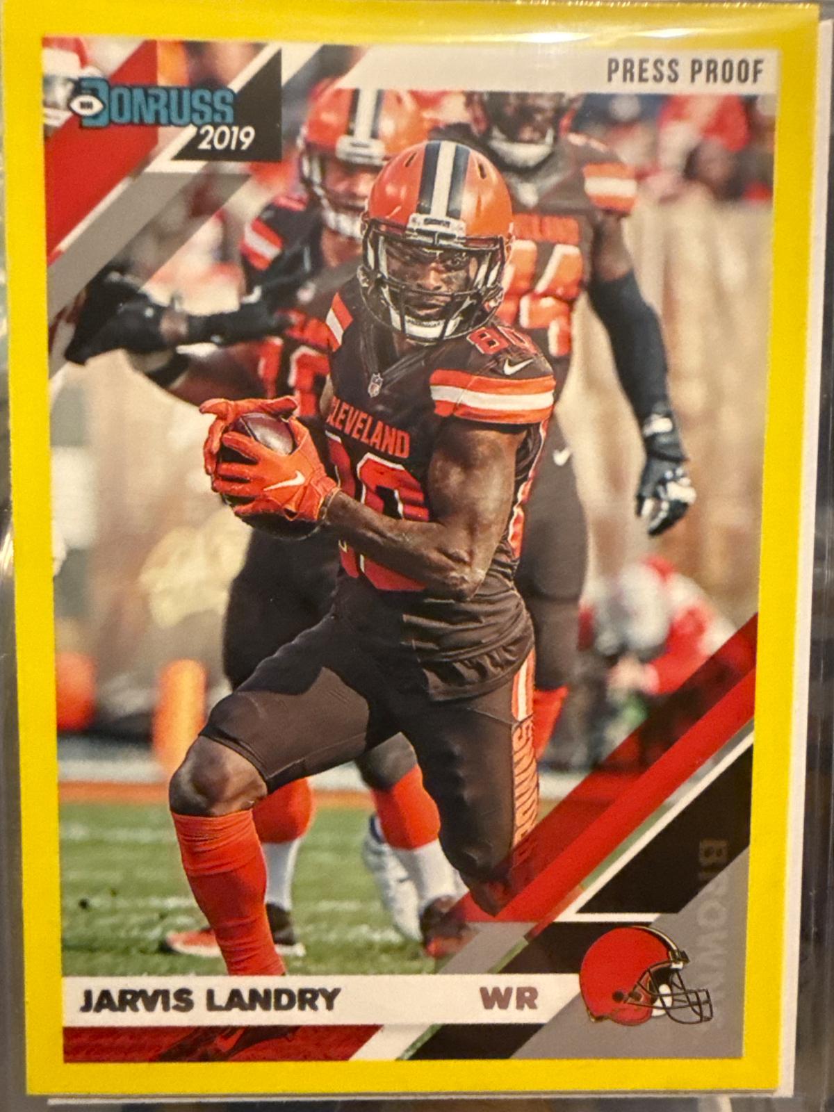 Jarvis Landry [Yellow Press Proof] #67
