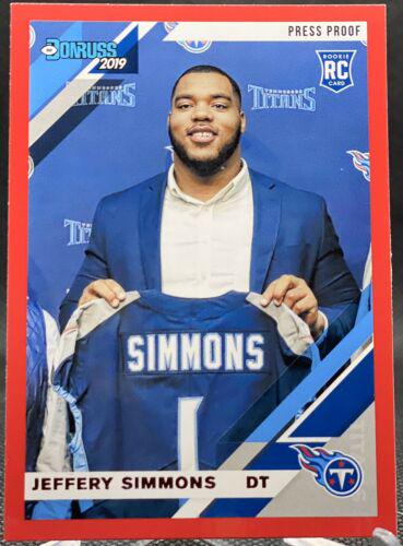 Jeffery Simmons [Red Press Proof] #258