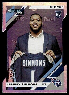 Jeffery Simmons [Silver Die Cut Press Proof] #258