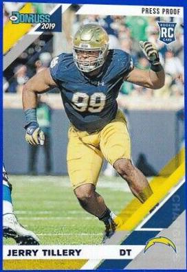 Jerry Tillery [Blue Press Proof] #262