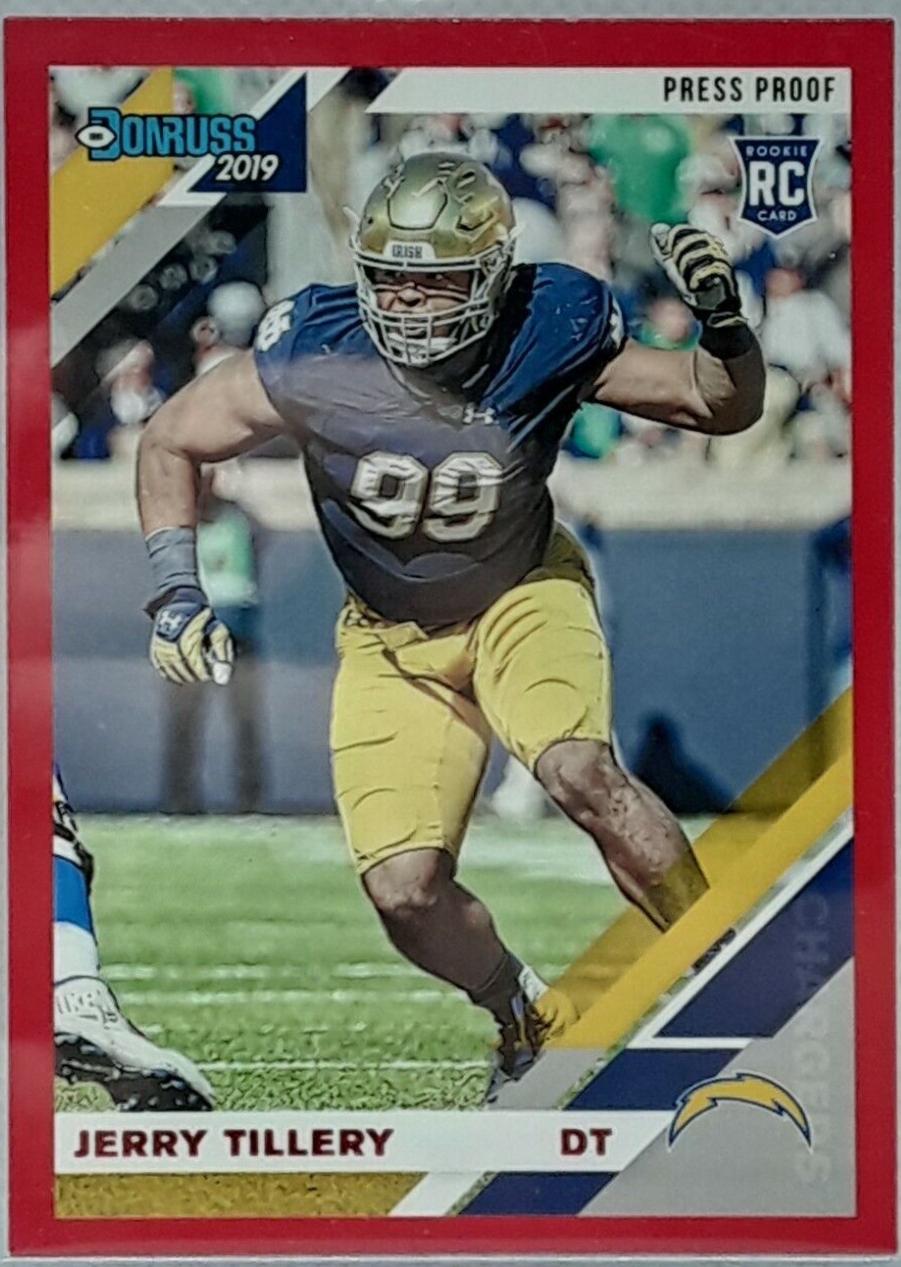 Jerry Tillery [Red Press Proof] #262