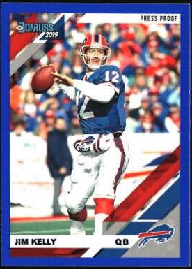 Jim Kelly [Blue Press Proof] #40