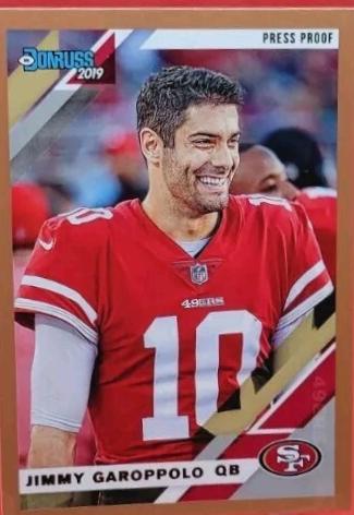 Jimmy Garoppolo [Bronze Press Proof] #219