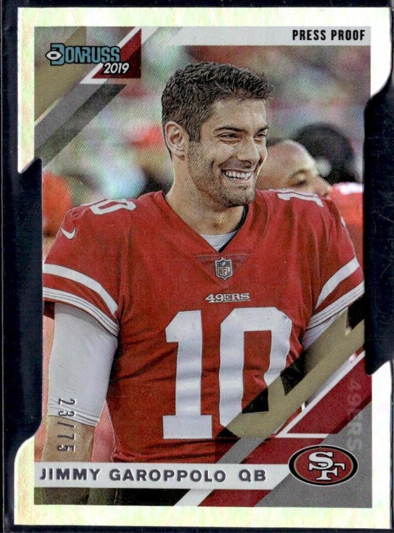 Jimmy Garoppolo [Silver Die Cut Press Proof] #219
