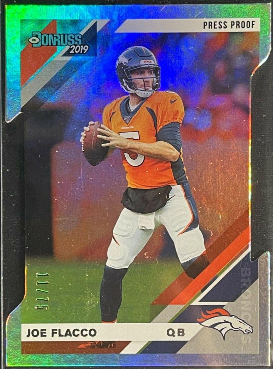 Joe Flacco [Silver Die Cut Press Proof] #82