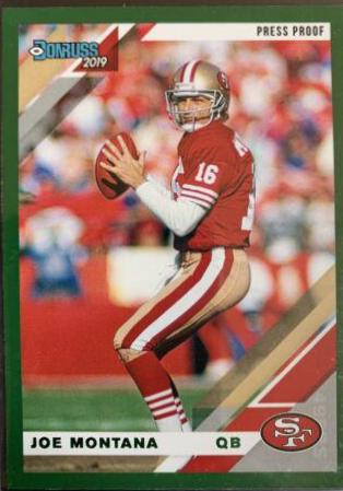 Joe Montana [Green Press Proof] #226