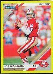 Joe Montana [Yellow Press Proof] #226