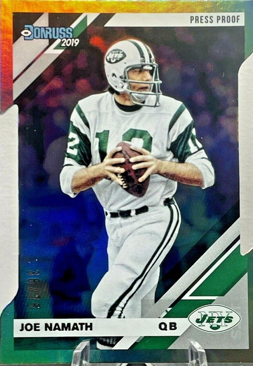 Joe Namath [Silver Die Cut Press Proof] #193