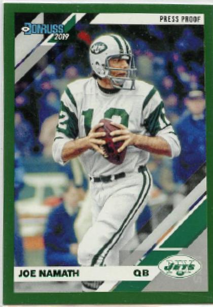 Joe Namath [Yellow Press Proof] #193