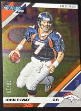 John Elway [Black Press Proof] #89