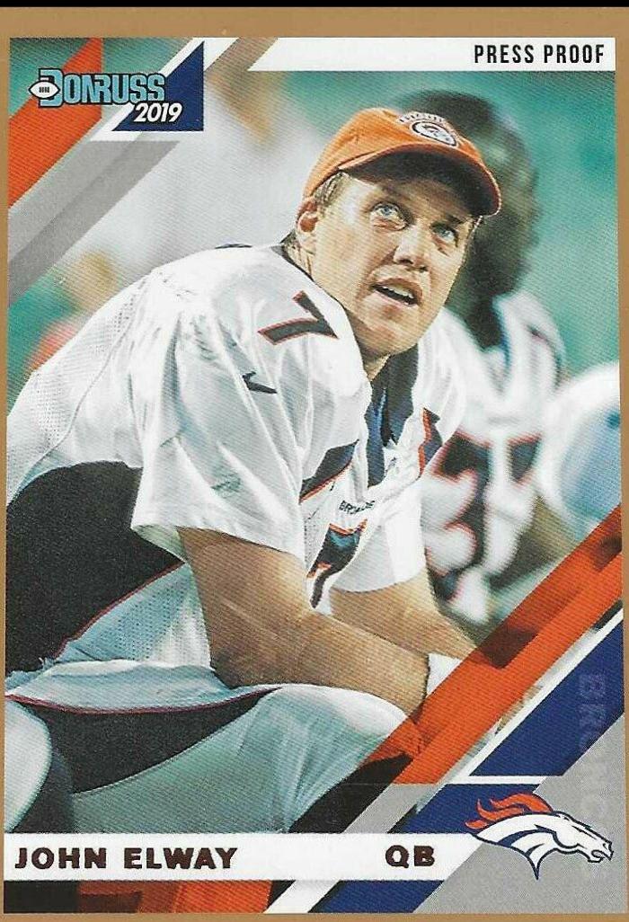 John Elway [Bronze Press Proof] #89
