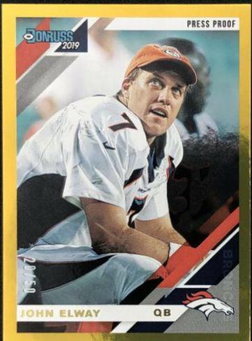 John Elway [Gold Press Proof] #89