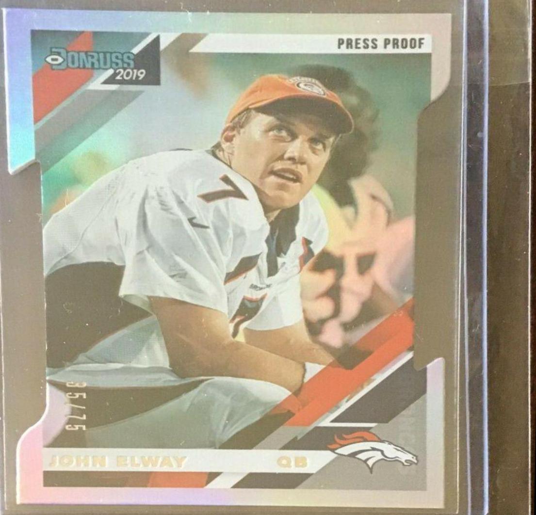 John Elway [Silver Die Cut Press Proof] #89