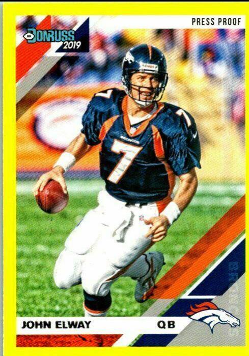 John Elway [Yellow Press Proof] #89