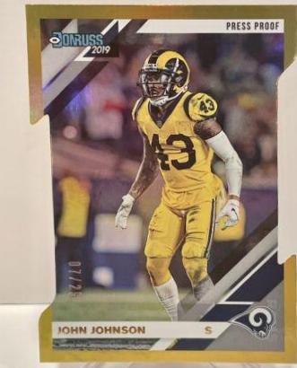 John Johnson [Gold Die Cut Press Proof] #144