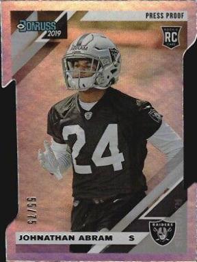 Johnathan Abram [Silver Die Cut Press Proof] #261