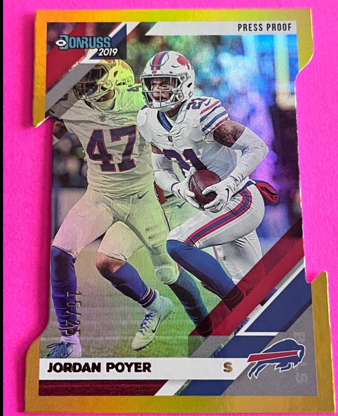 Jordan Poyer [Silver Die Cut Press Proof] #38
