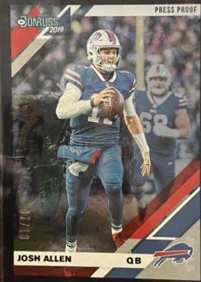 Josh Allen [Black Press Proof] #33