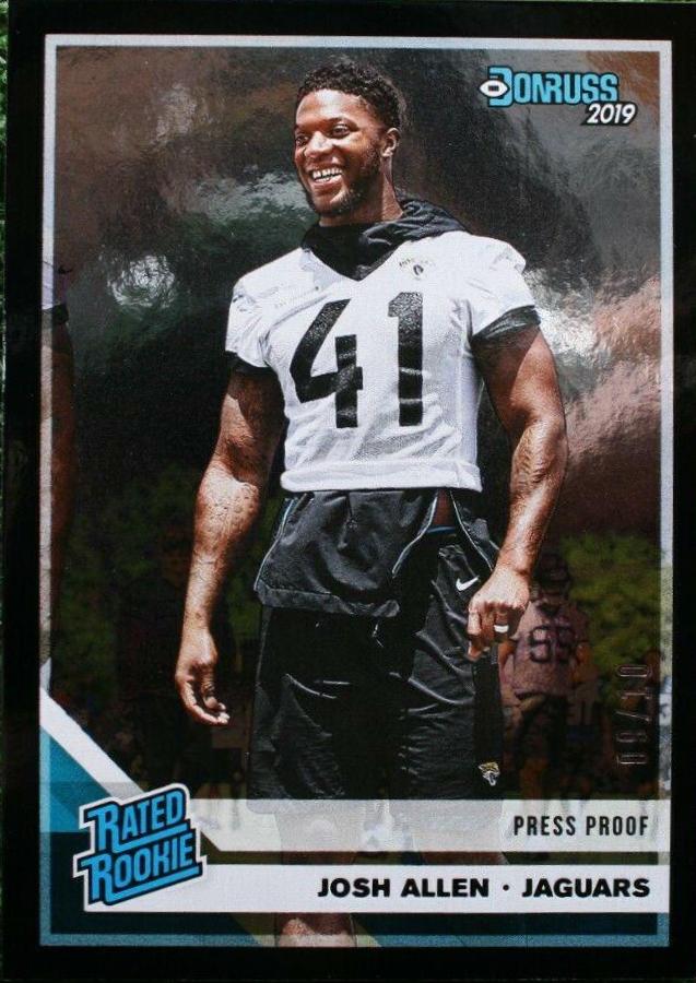 Josh Allen [Black Press Proof] #343