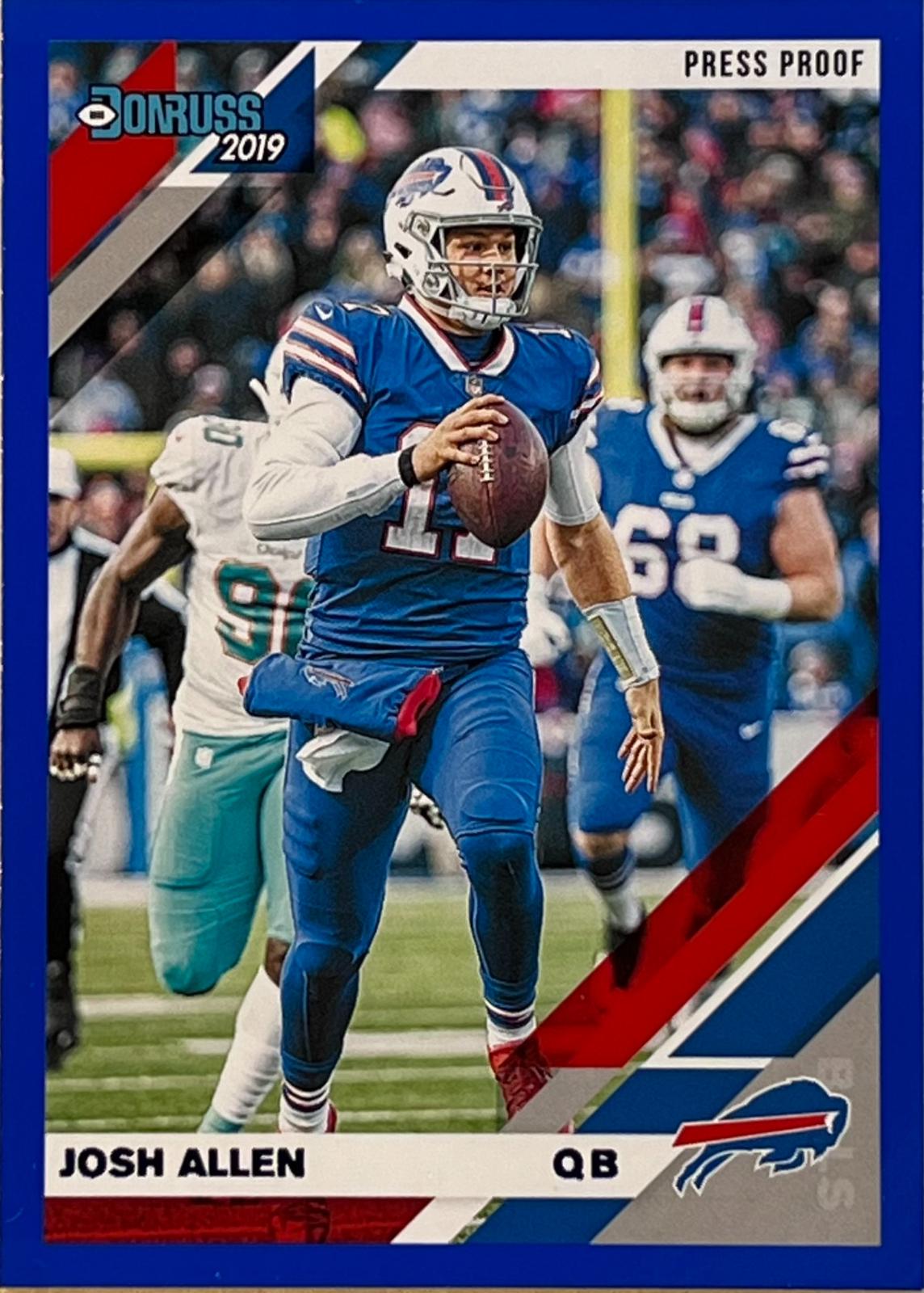 Josh Allen [Blue Press Proof] #33