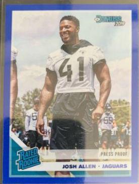 Josh Allen [Blue Press Proof] #343