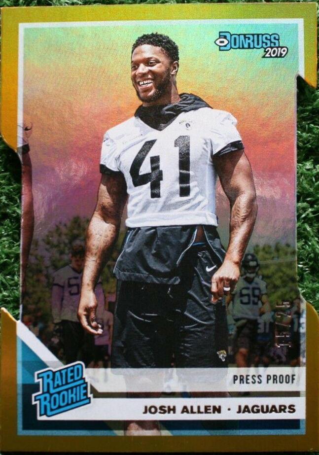 Josh Allen [Gold Die Cut Press Proof] #343