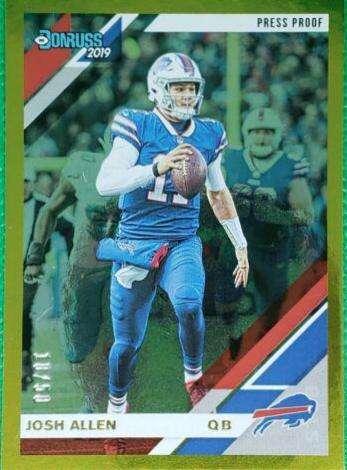 Josh Allen [Gold Press Proof] #33