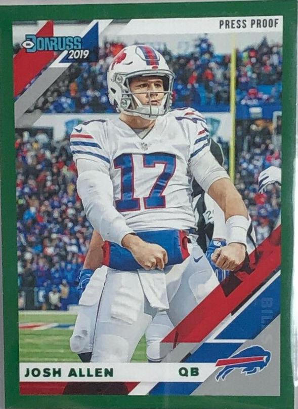 Josh Allen [Green Press Proof] #33